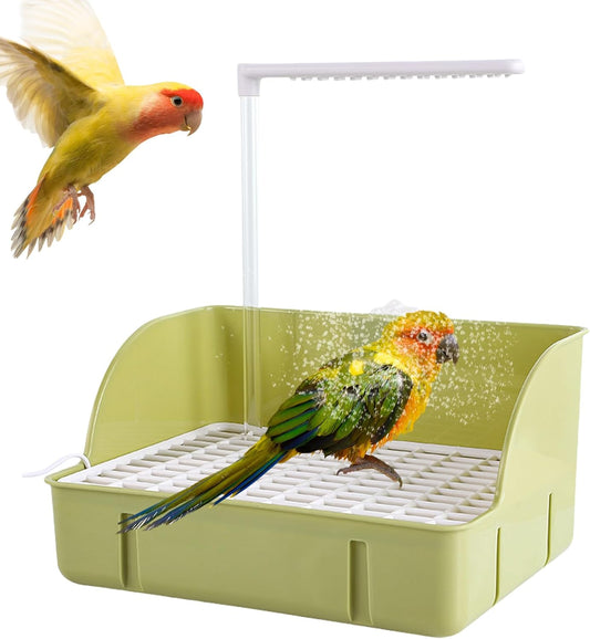 Douche Automatique pour Oiseaux - Anti-Ennui - Facile à Assembler
