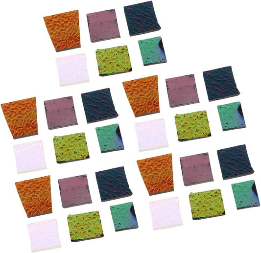 Verre Dichroïque Fusible - COE 90 - Couleurs Assorties pour Bijoux