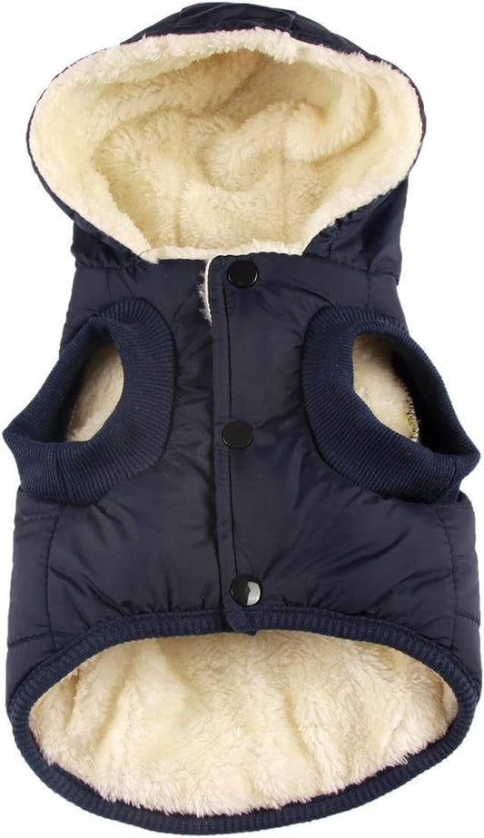 Sweat à Capuche pour Chien - Extra Chaud - Polaire et Coton
