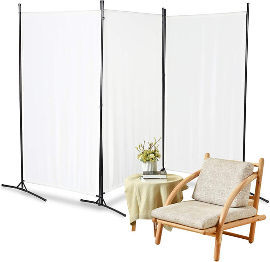 Izrielar - Paravent Réglable - Protection UV - 260 x 180 cm Beige