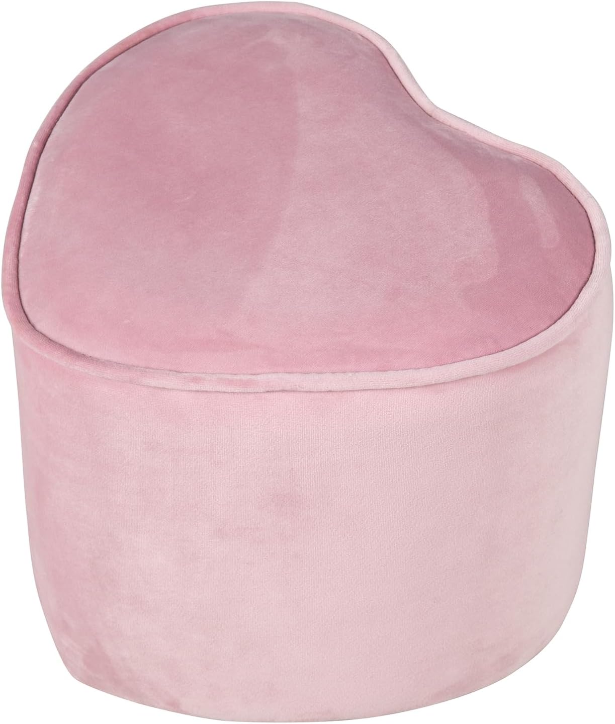 Pouf Cœur Enfant - Velours Doux - Design Attrayant