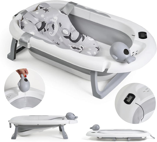 Baignoire Pliable Bébé - Confort Ergonomique - Sécurité Antidérapante
