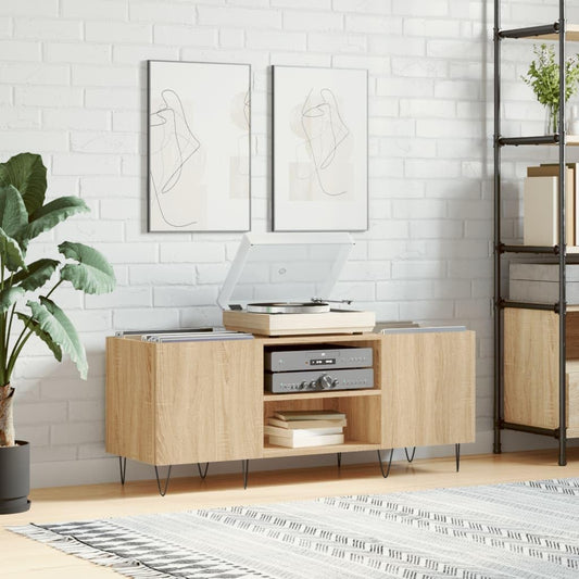 Armoire à Disques - Chêne Sonoma - Bois d'Ingénierie