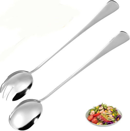 Couverts à Salade - Acier Inoxydable - Design Élégant