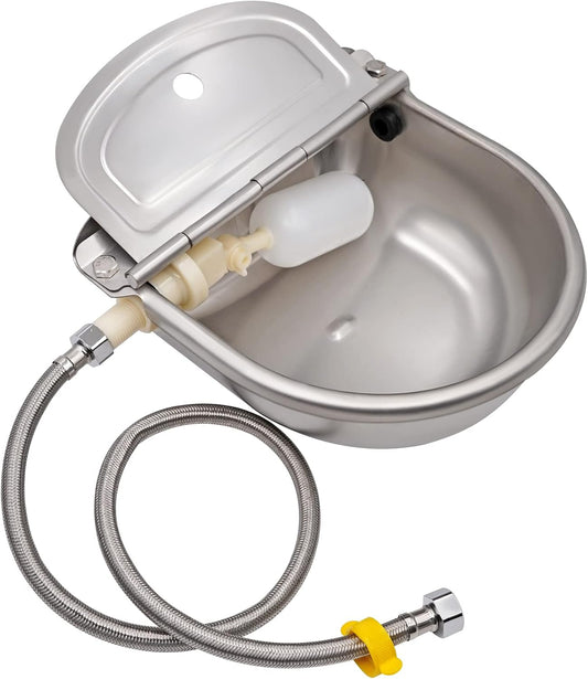 Abreuvoir Automatique - Acier Inoxydable - Vanne à Flotteur Réglable