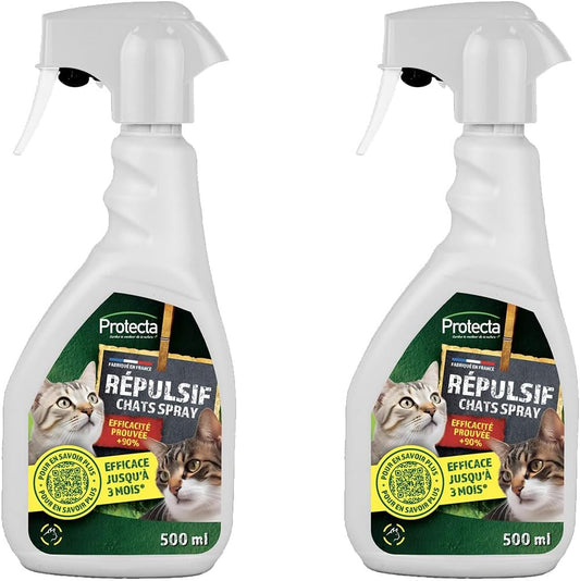 Spray Répulsif Chats - Anti-Griffure - Anti-Marquage Urinaire