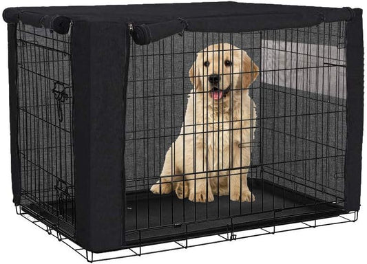 Housse de Cage pour Chien - Polyester Résistant - Coupe-Vent