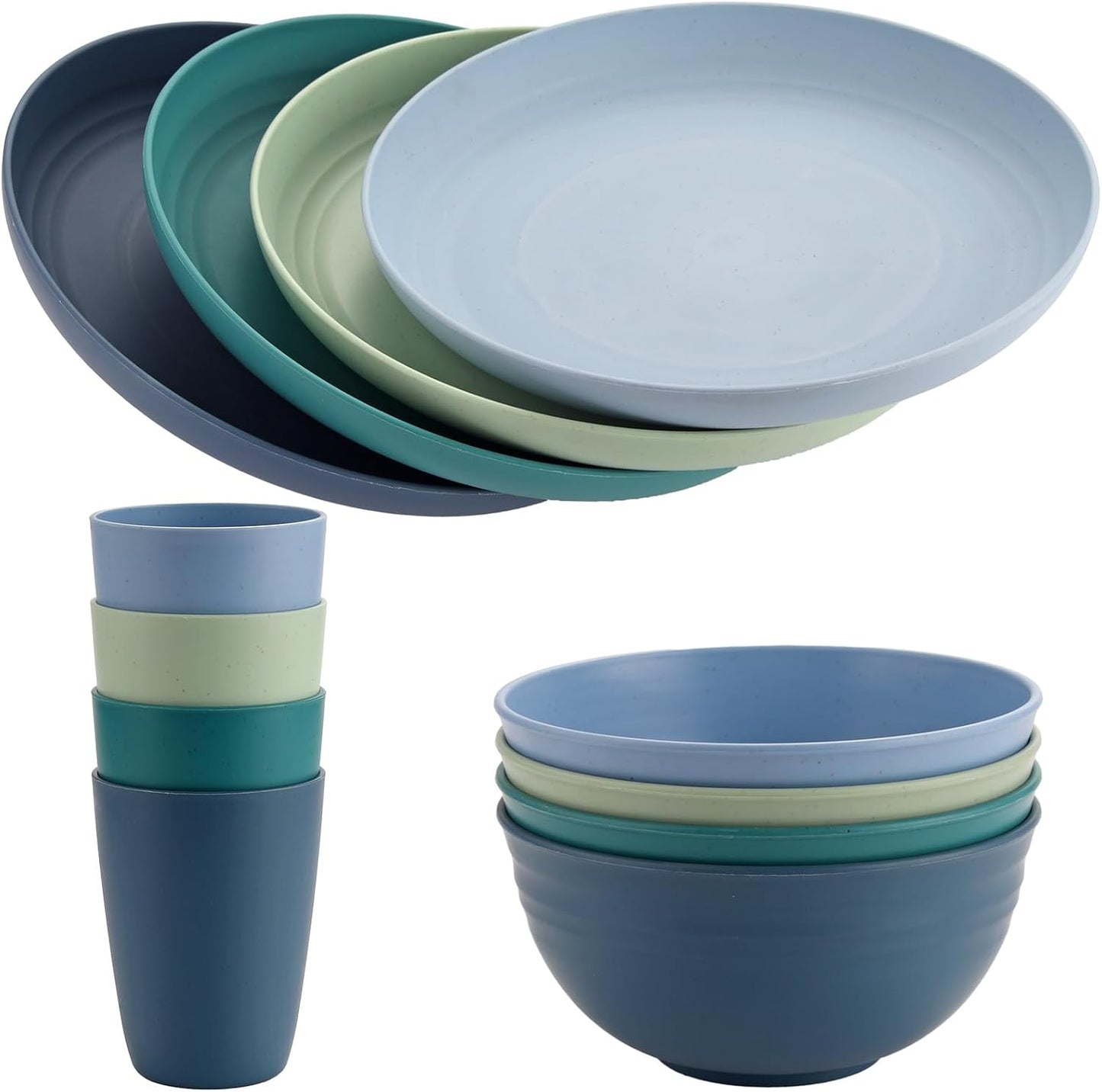 Ensemble de Vaisselle de Camping - Léger - Incassable