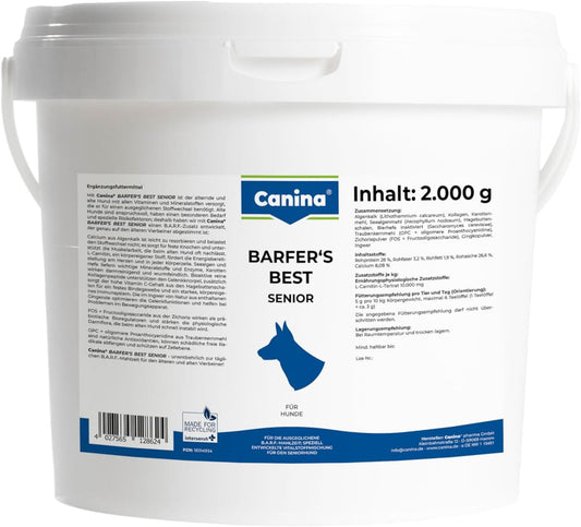 Complément Alimentaire pour Chiens Âgés - Calcium d'Algues - L-Carnitine
