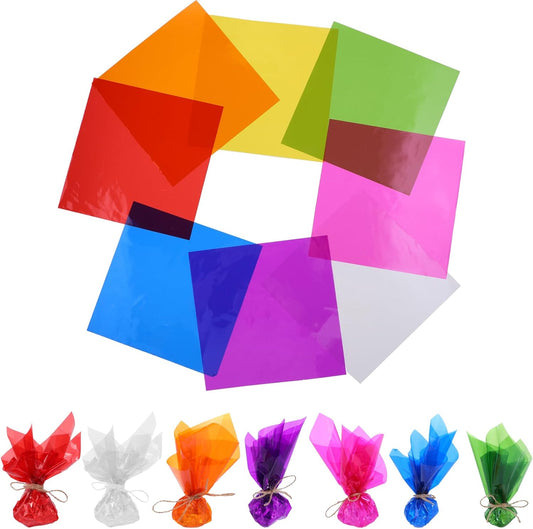 Feuilles de Verre Colorées - 160 Pièces - 8 Couleurs Vives
