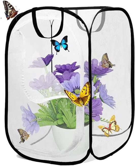 Cage Pliable pour Insectes - Polyester Haute Qualité - Porte à Ouverture Latérale