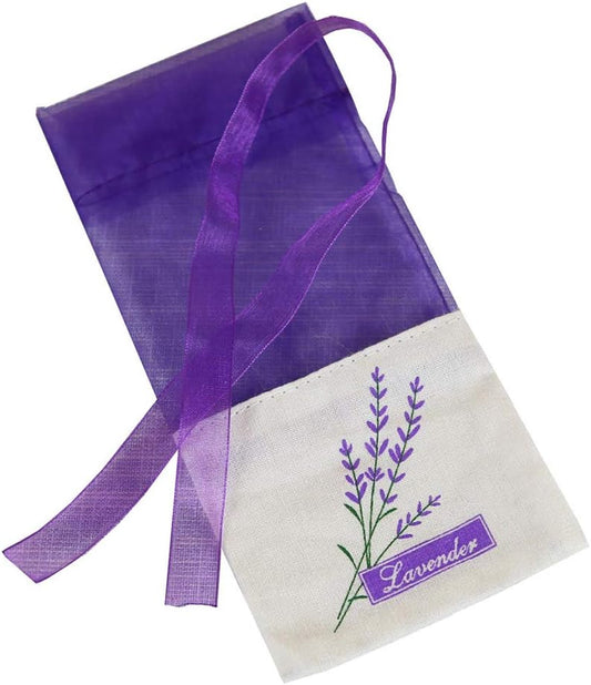 Sachets de Lavande Parfumée - Texture Douce - Broderie Classique