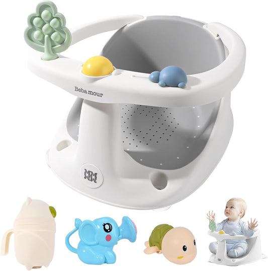 Siège de Bain Bébé - Antidérapant - Pivotant à 360°