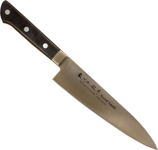 Couteau de Chef Japonais - Lame Acier Inoxydable - Manche Ergonomique ABS