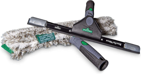 Kit de Nettoyage de Vitres - ErgoTec Ninja - Raclette et Mouilleur