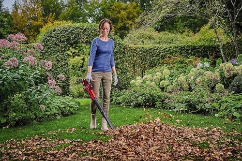 Einhell Souffleur de Feuilles GE-UB 18/250 Li E-Solo, 18V, 250 km/h, Tube en 3 Parties