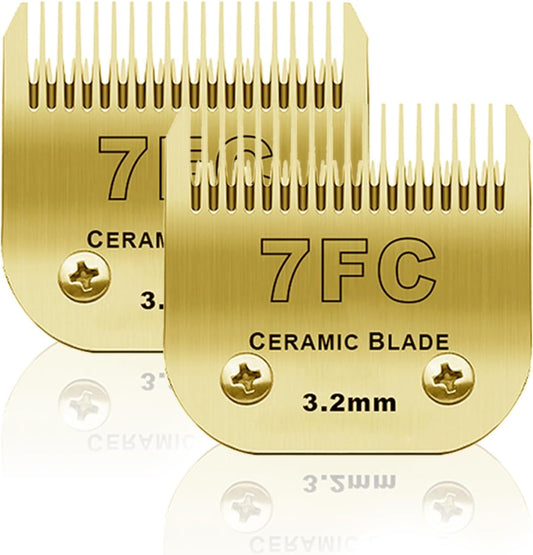 Lame de Rechange pour Chiens - Taille 7FC - Compatible Heiniger/Moser/Andis