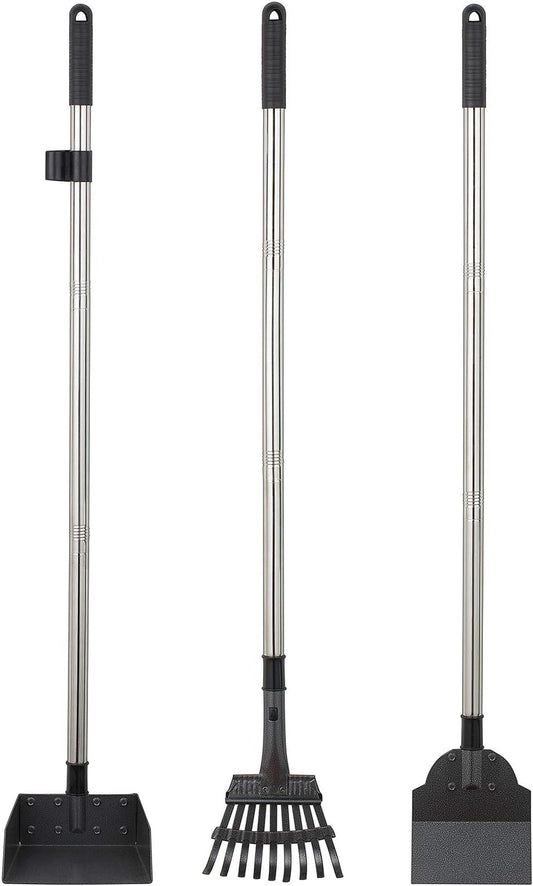 Ramasse-Crotte Telescopique - Acier Inoxydable - Longueur Réglable