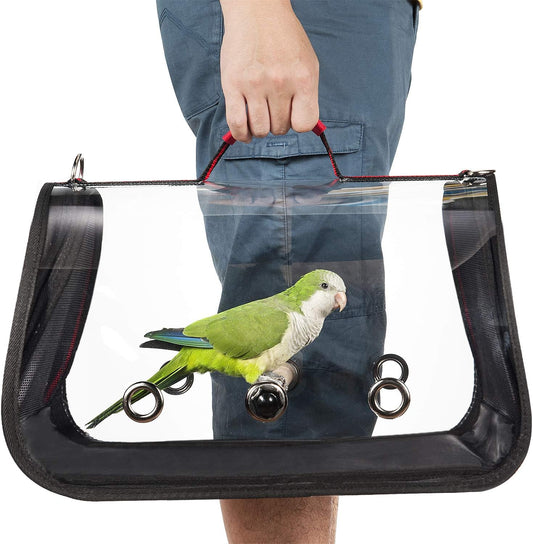 Cage de Transport pour Oiseaux - Léger et Portable - Vue Panoramique