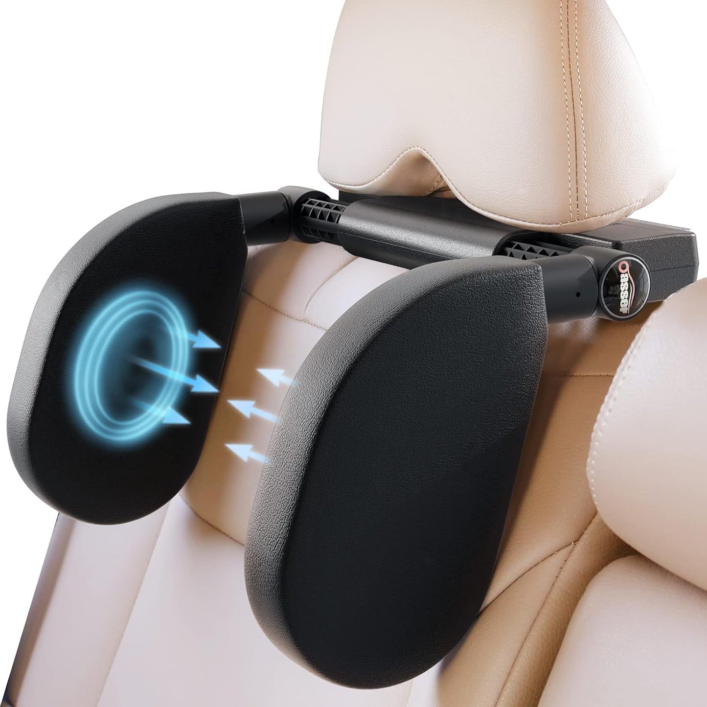 Appui-Tête Voiture - Protection Ergonomique - Rotation 360°