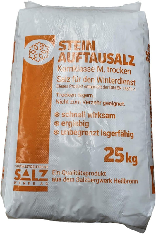 Sel de Déneigement - Qualité Supérieure - Sac de 25 kg