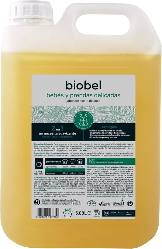 Lessive Écologique - Certifiée ECOCERT - Peaux Sensibles