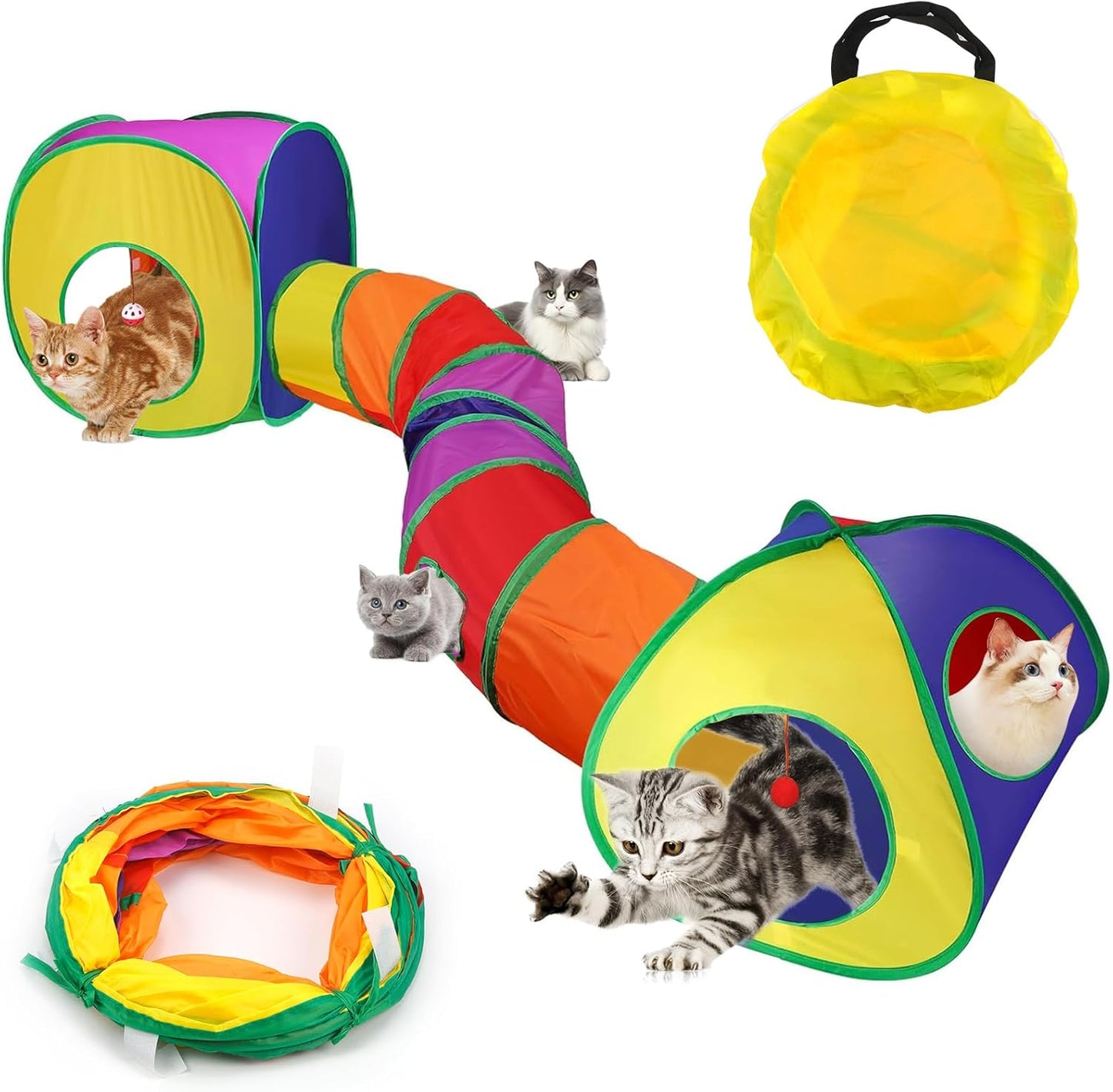 Tunnel de Jeu pour Chat - Matériau de Haute Qualité - Conception Unique