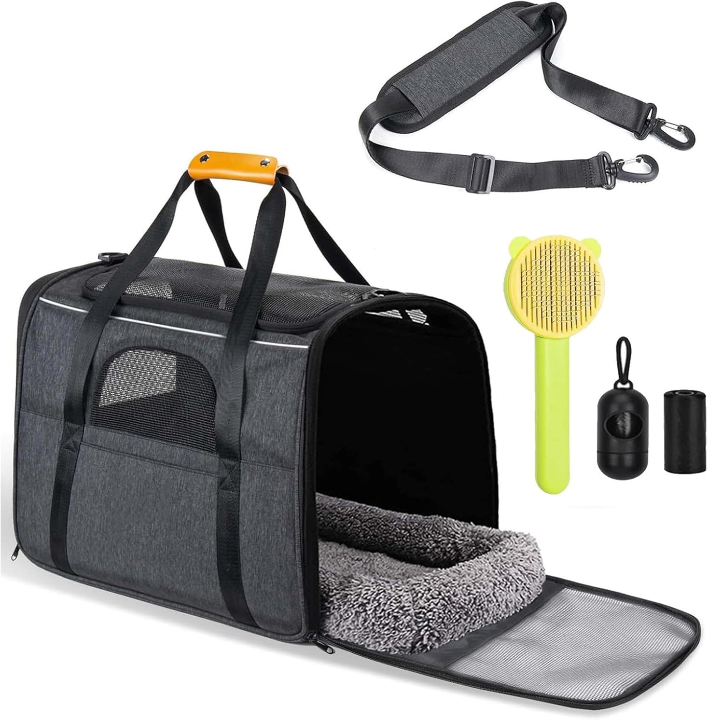 Sac de Transport pour Animaux - Portable et Respirant - Approuvé par Airline