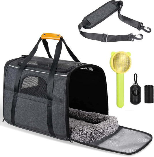 Sac de Transport pour Animaux - Portable et Respirant - Approuvé par Airline