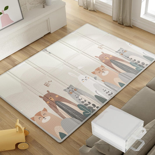 Tapis de Jeu Bébé - Imperméable et Pliable - Sécurité et Confort
