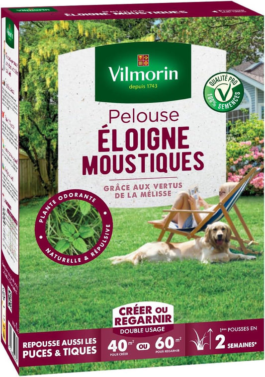 Gazon Anti-Moustique - Mélisse et Herbes - 1kg Vilmorin