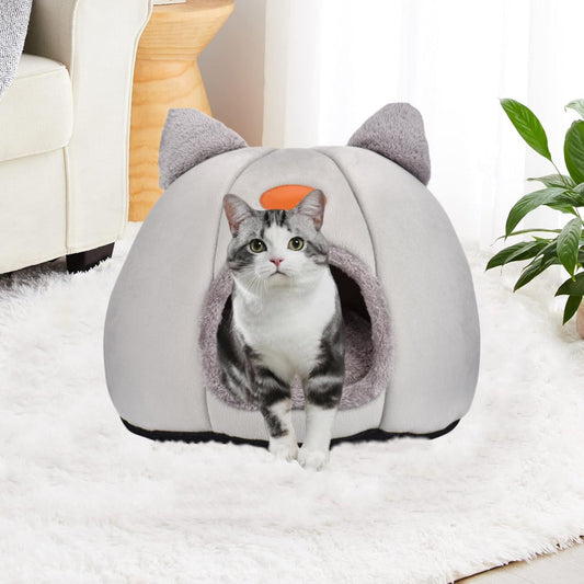 Lit pour Chat - Moelleux et Lavable - Maison Douce et Confortable