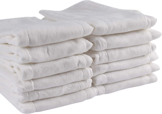 Lot de Couches en Tissu - 100% Coton - Absorbant et Lavable