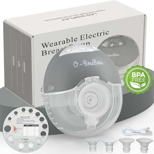 Tire Lait Electrique Main Libre - Batterie Longue Durée - 12 Niveaux & 4 Modes