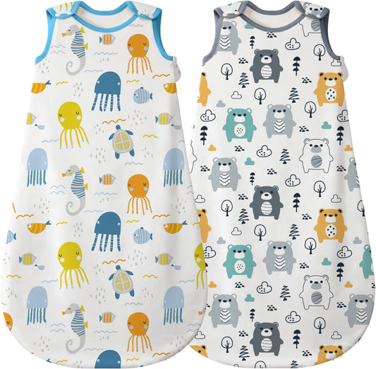 Gigoteuse d'été Bébé - 100% Coton Doux - Motif Animal Mignon