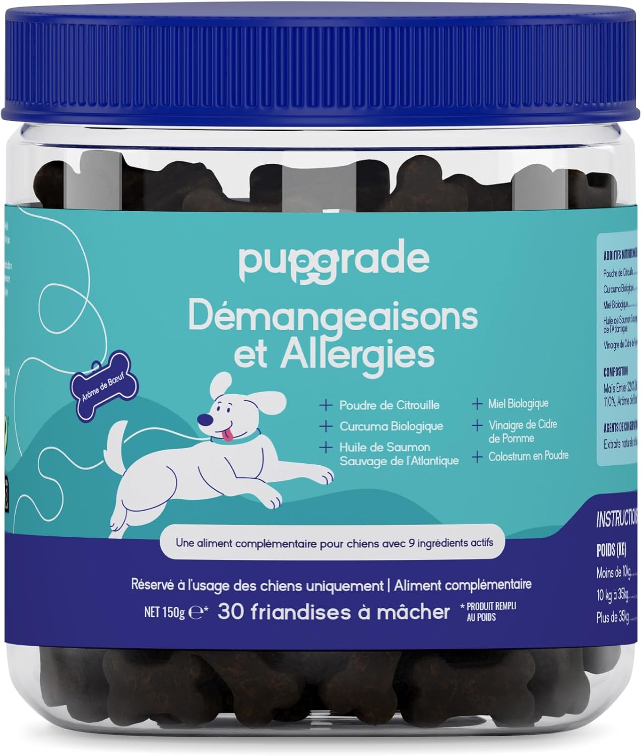 Friandises pour Chiens - Santé Peau & Immunité - Huile de Saumon