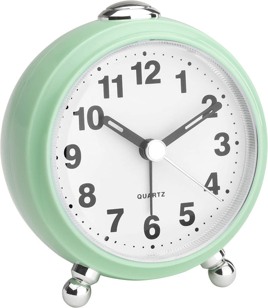 Réveil Analogique - Mouvement Silencieux - Design Rétro
