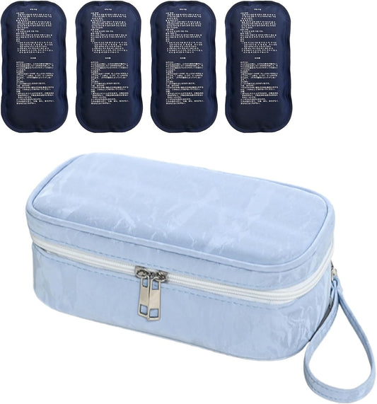 Sac Isotherme pour Lait Maternel - 12 Heures de Fraîcheur - Bleu