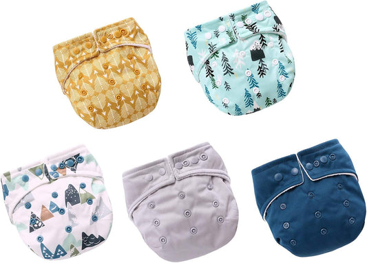 Couche Lavable Bébé - Ajustable et Réutilisable - Douce et Respirante