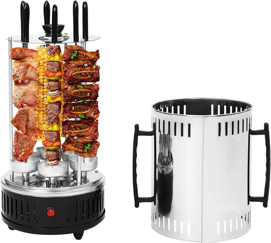 Gril Électrique Vertical - Chauffage Efficace - Matériaux de Haute Qualité