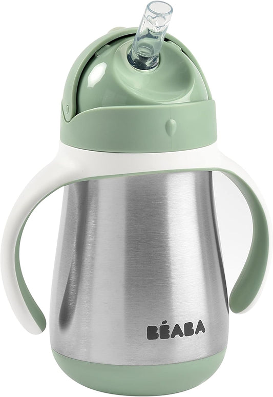 Tasse d'apprentissage Béaba - Inox Étanche - Poignées Amovibles