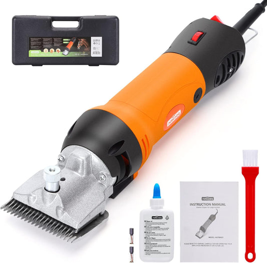 Tondeuse Électrique pour Animaux - 550W Puissance - Contrôle à 6 Vitesses