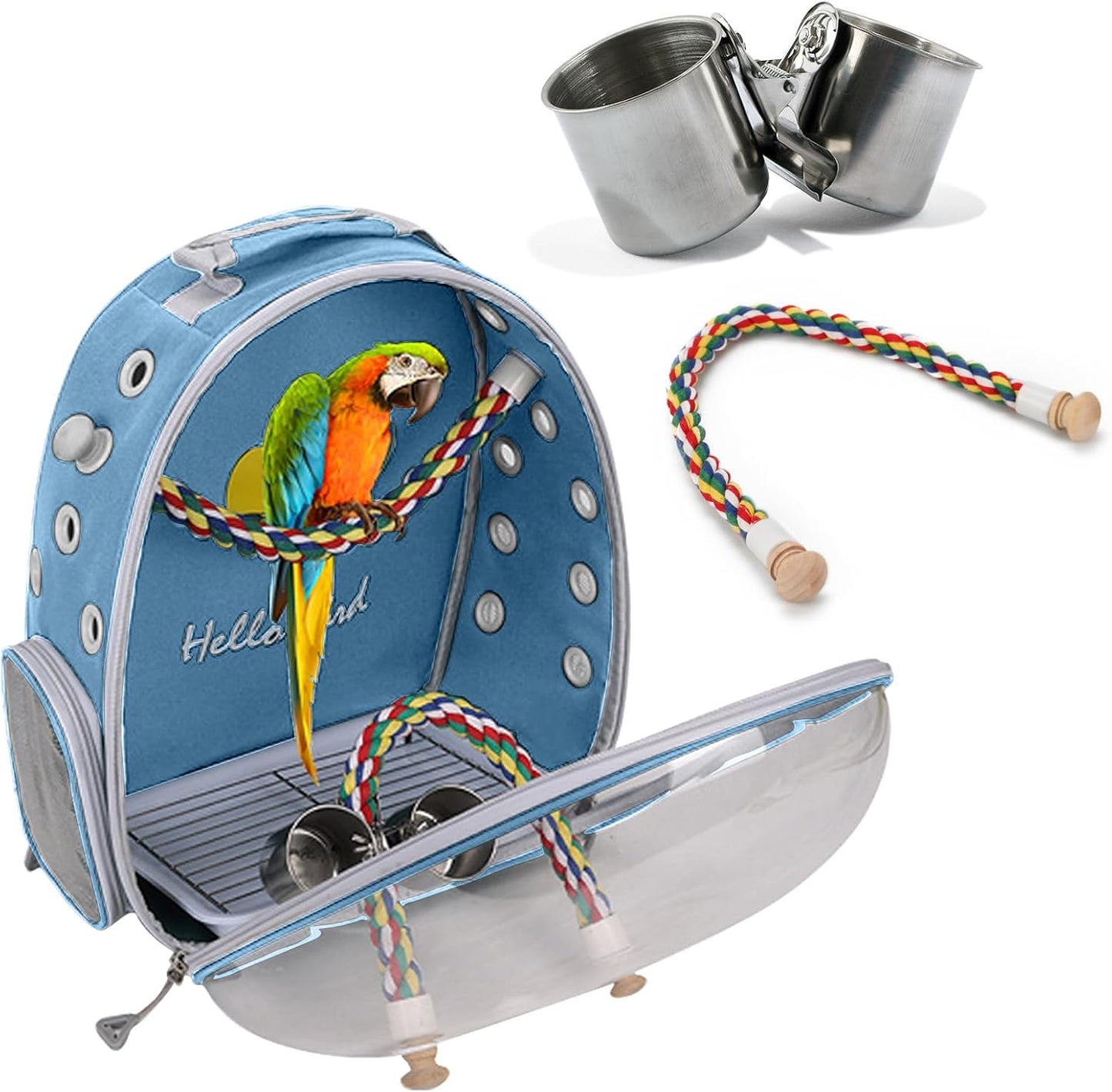 Sac de Transport pour Oiseaux - Fenêtre Transparente - Léger et Portable