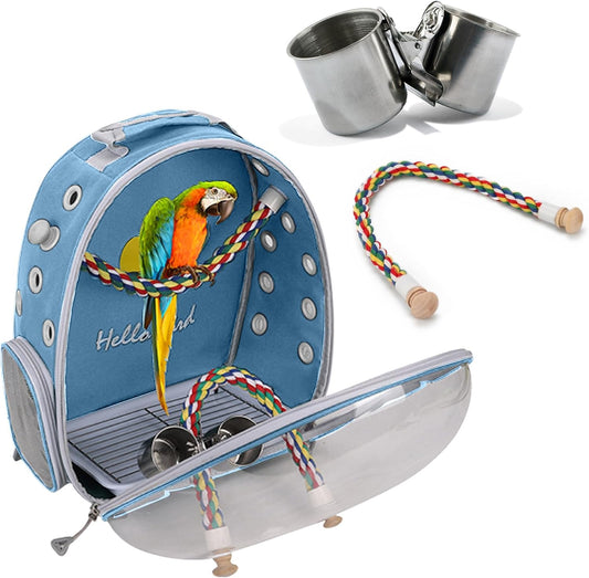 Sac de Transport pour Oiseaux - Fenêtre Transparente - Léger et Portable