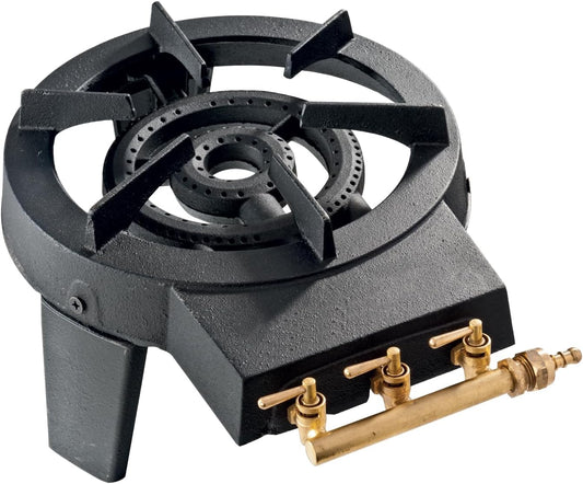 Réchaud à Gaz en Fonte - 3 Robinets - Compatible Butane et Propane