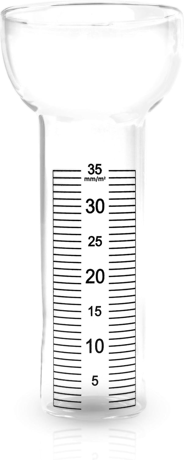 Verre de Remplacement pour Pluviomètre - Motif Grenouille - Échelle 35mm/m²