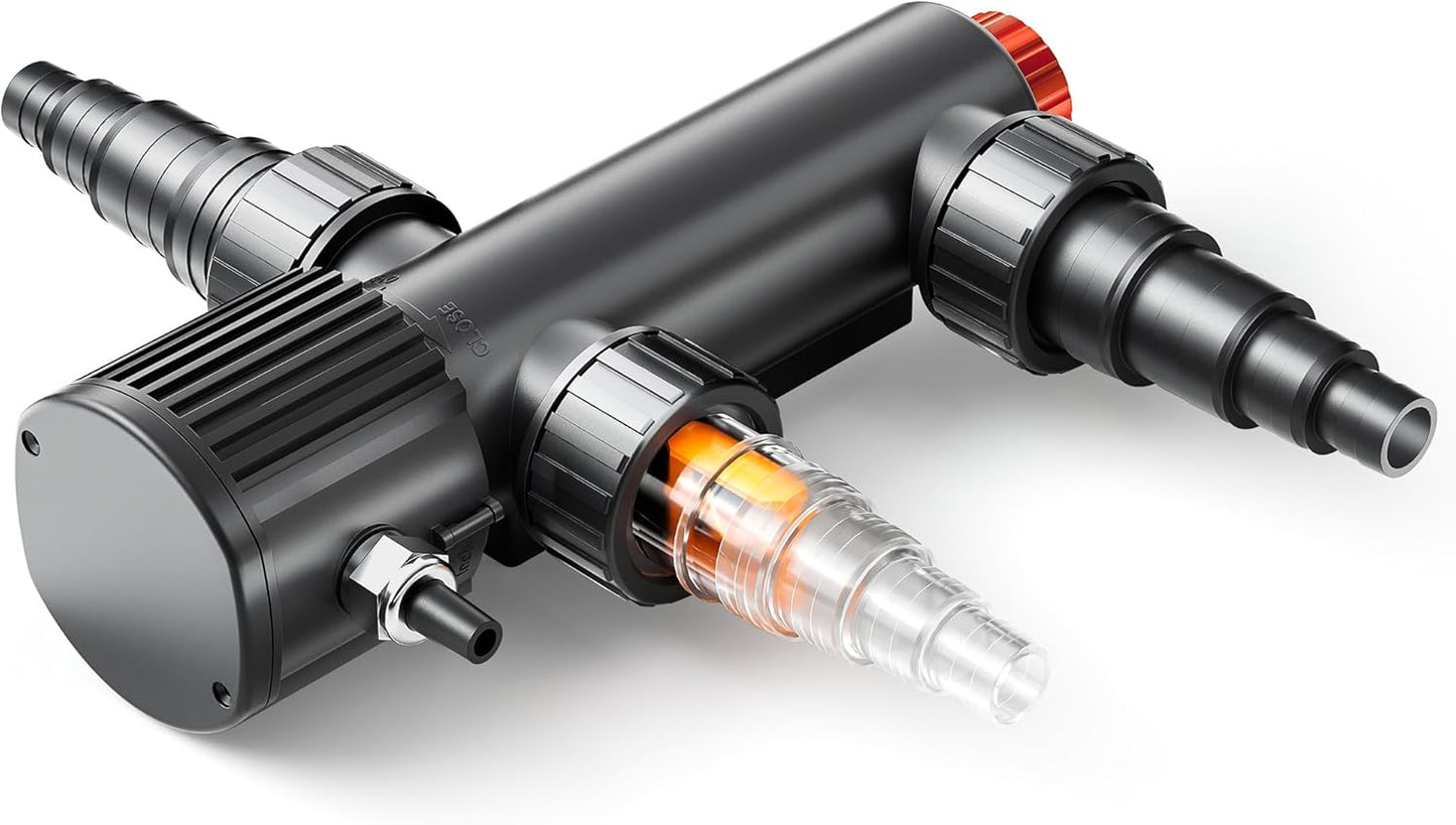 Stérilisateur UV SunSun CUV-209 - Débit Max. 1500 l/h - Lampe UV-C 9 W