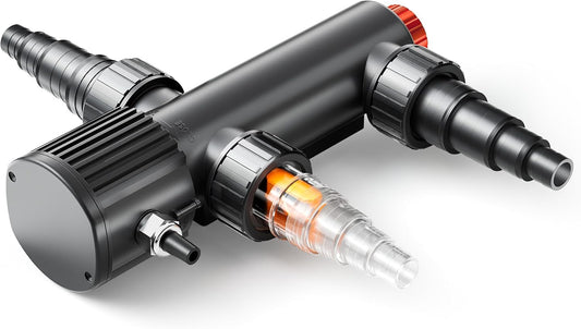 Stérilisateur UV SunSun CUV-209 - Débit Max. 1500 l/h - Lampe UV-C 9 W