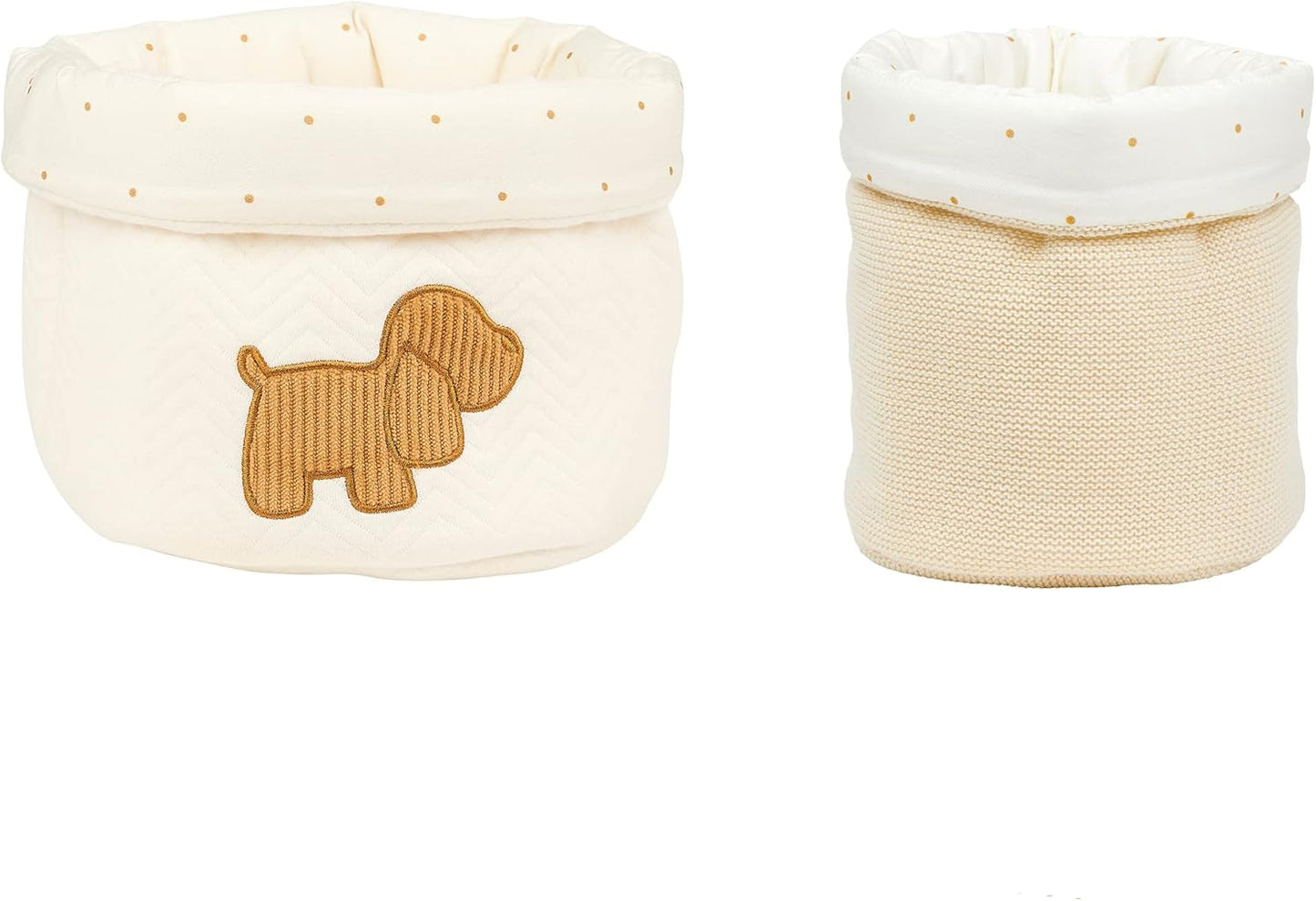 Paniers de Rangement Bébé - Chien Charlie - Tricot & Jacquard