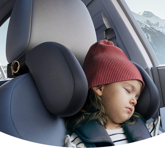 Appui-tête de Voiture - Rotation 360° - Ajustable pour Enfants et Adultes